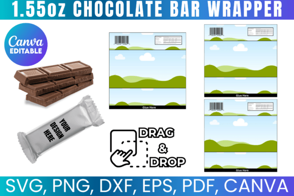 Download Chocolate Bar Wrapper Template - Bar Collection