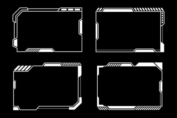 Download Futuristic Abstract Frame Set - Premium Resources