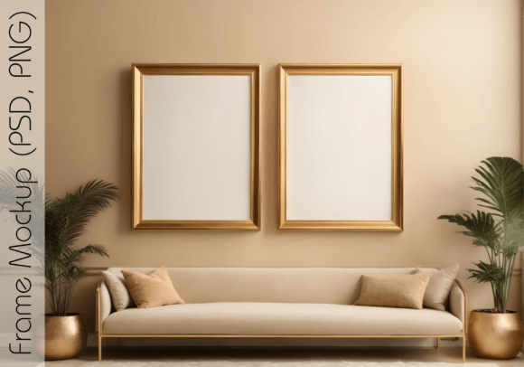 Download Two Digital Frame Mockup - Frame Collection
