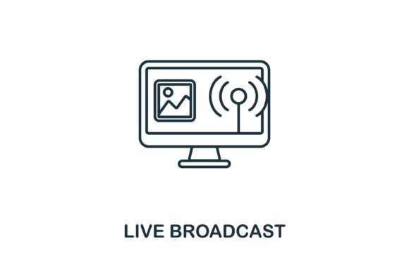Download Live Broadcast Icon - Live broadcast Collection