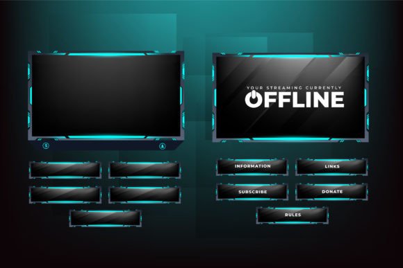 Download Live Broadcast Screen Panel Template - Live broadcast Collection