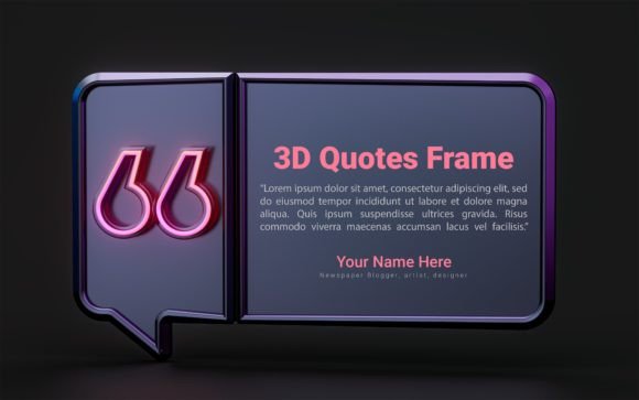 Download 3d Quote Text Box Important Notice Frame - Frame Collection