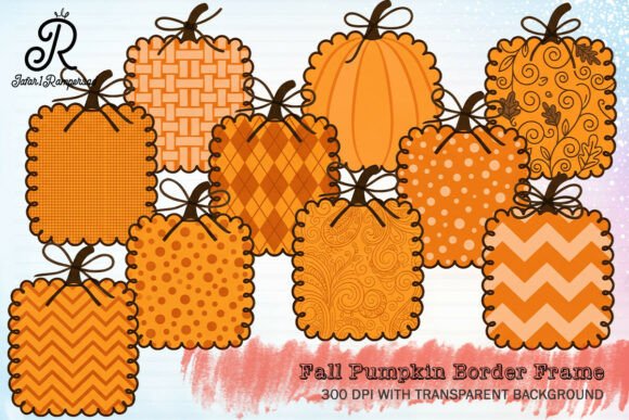 Download Fall Pumpkin Border Frame Clipart - Frame Collection