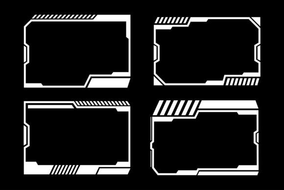 Download Frames Geometric Futursitic Cyberpunk - Frame Collection