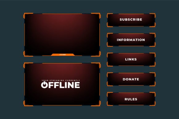 Download Broadcast Overlay Frame Design Vector - Frame Collection