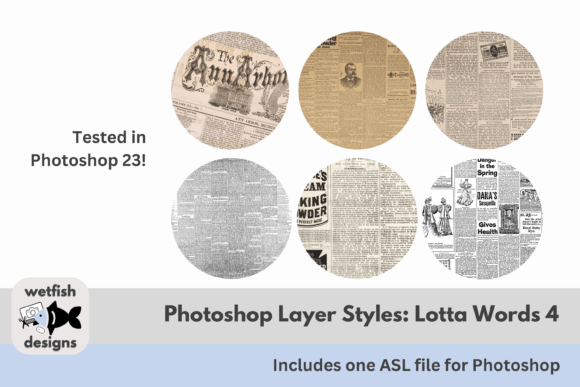 Download Lotta Words Photoshop Layer Styles 4 - Word Collection