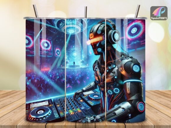 Download DJ Music Party Nightlife Tumbler Wrap V3 - Party Collection