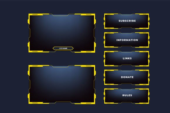 Download Screen Interface Frame Design Vector - Frame Collection
