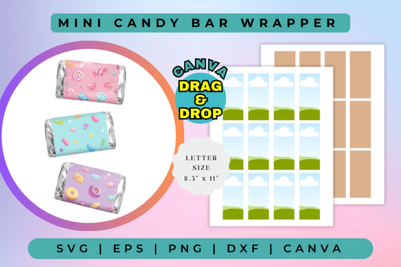 Download Mini Candy Bar Wrapper Template - Bar Collection