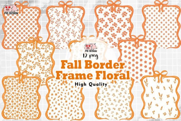 Download Fall Border Frame Floral PNG - Frame Collection