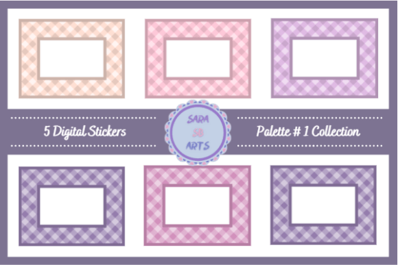 Download Digital Frame for Name Label Tag Sticker - Frame Collection