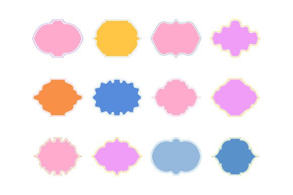 Download Islamic Frame Design Set 12-16 - Frame Collection