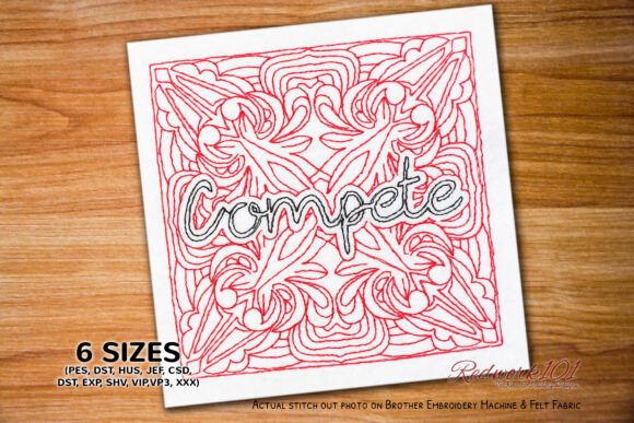 Download Compete Word Lineart Design - Word Collection